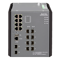Промышленный коммутатор Eltex MES3500I-8P8F - официальный дилер OPTICOM